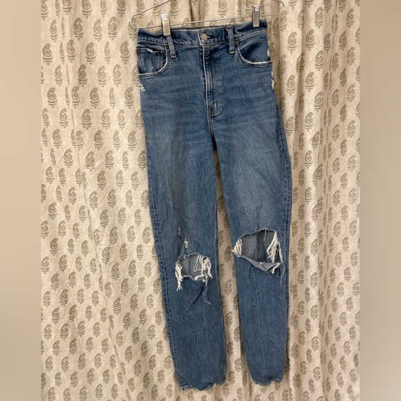 Abercrombie and fitch destressed 90s style straight curve love - Picture 1 of 6